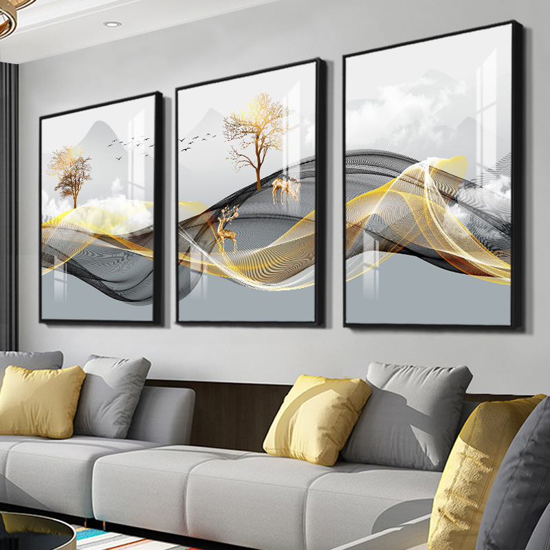 3pcs/Set frameless 3 Nordic Lu - đánh giá và giá Abstract Canvas Set