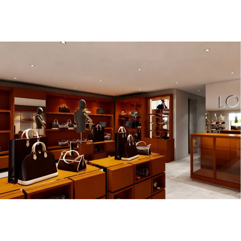 custom.High-end Handbag Store  - đánh giá và giá Interior Design High End