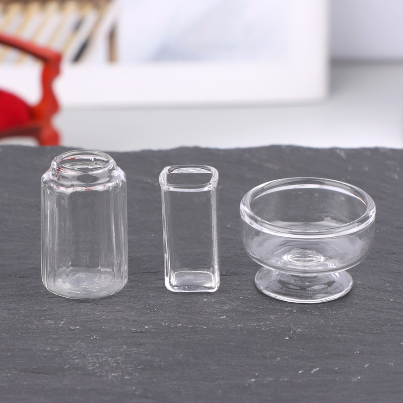 1:12 Dollhouse Miniature Glass - đánh giá và giá Vase Decor