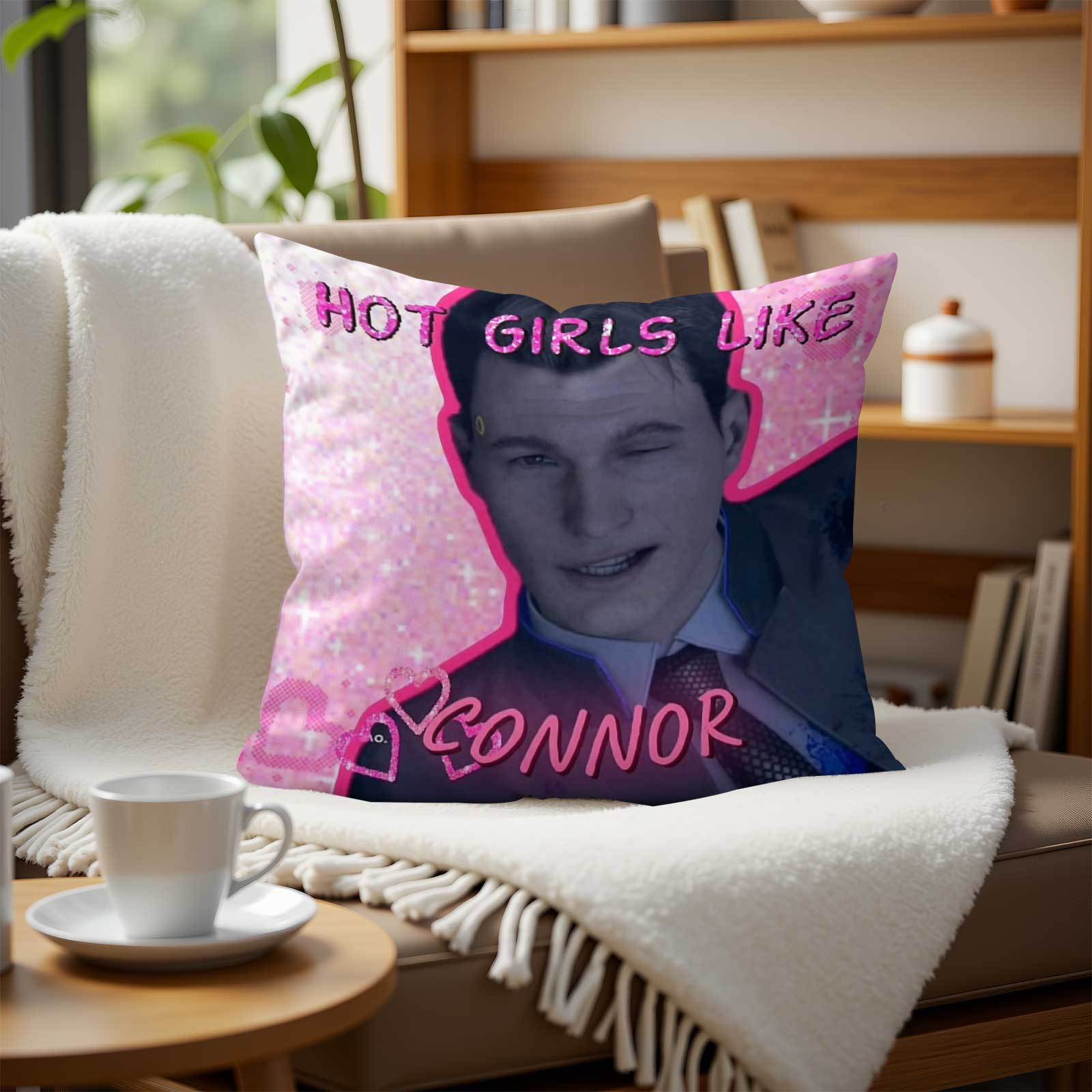 Customize 1pc CONNOR SO HOT Pi - đánh giá và giá Throw Pillow
