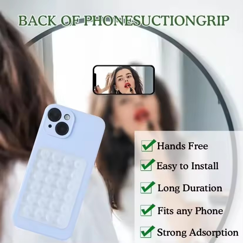 Silicone Suction Phone Holder  - đánh giá và giá Wall Sticker
