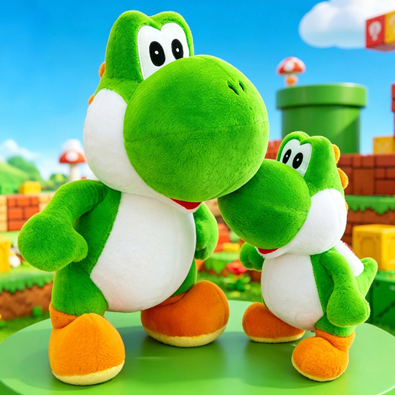 Cute Yoshi Green Dinosaur Plus - đánh giá và giá Throw Pillow
