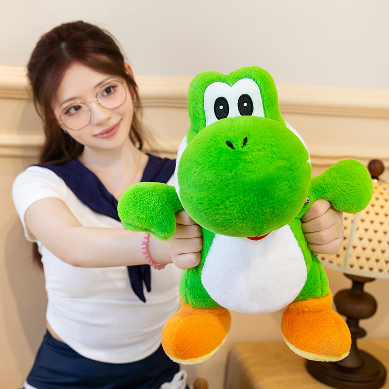 Cute Yoshi Green Dinosaur Plus - đánh giá và giá Throw Pillow