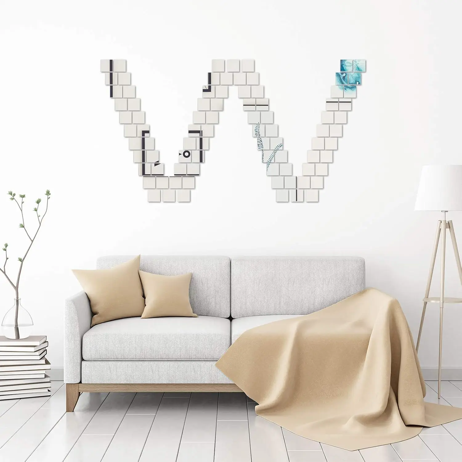 Mini Size Square Mirror Adhesi - đánh giá và giá Decorative Mirror