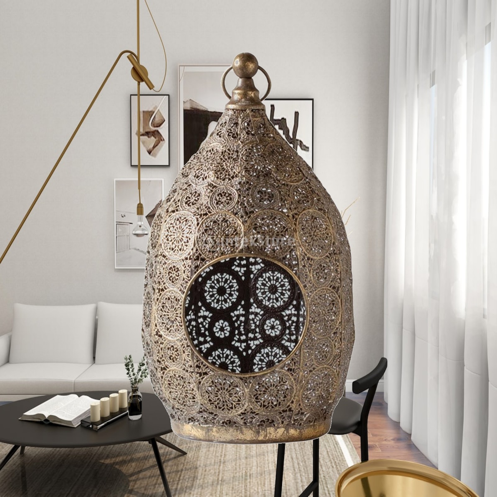 Egg-Shaped Candle Lantern with - đánh giá và giá Candle Holder Decor