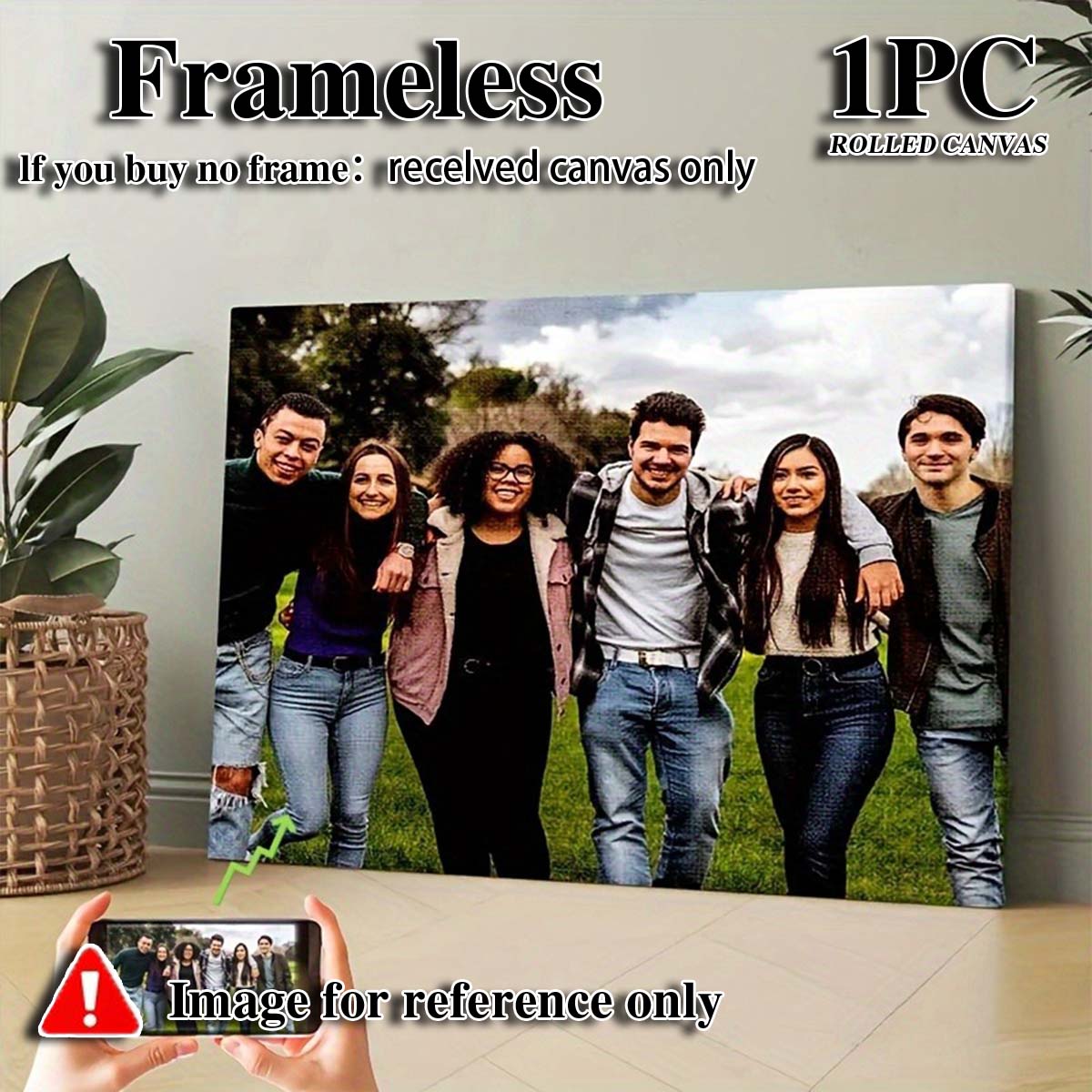 Custom 2D Photo Canvas Wall Ar - đánh giá và giá Picture Frame