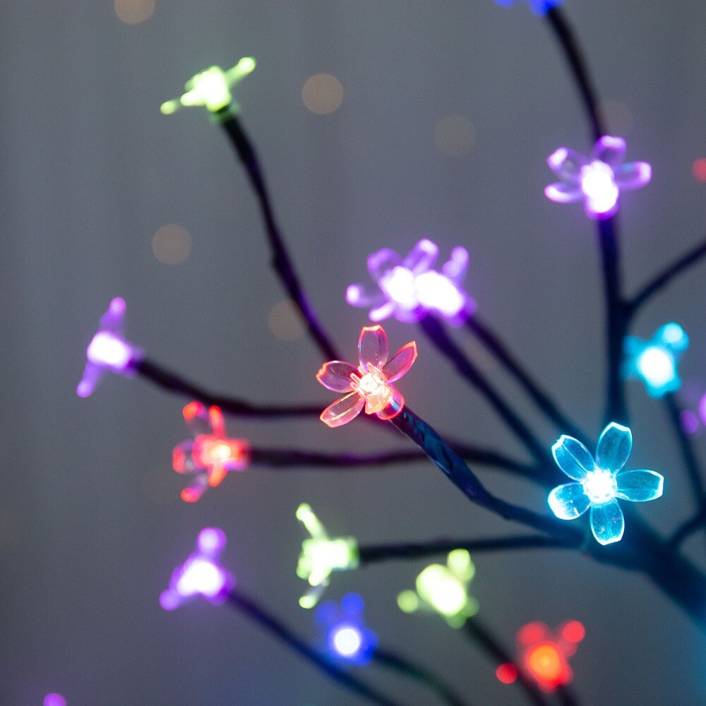 1/2PC 20LED Cherry Blossom Tre - đánh giá và giá Vase Decor