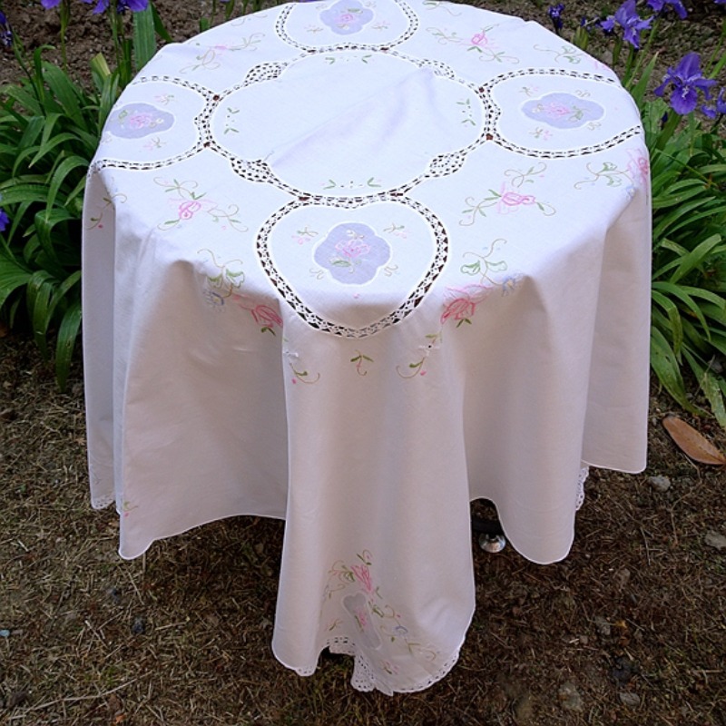 Pure cotton small machine embr - đánh giá và giá Table Runner