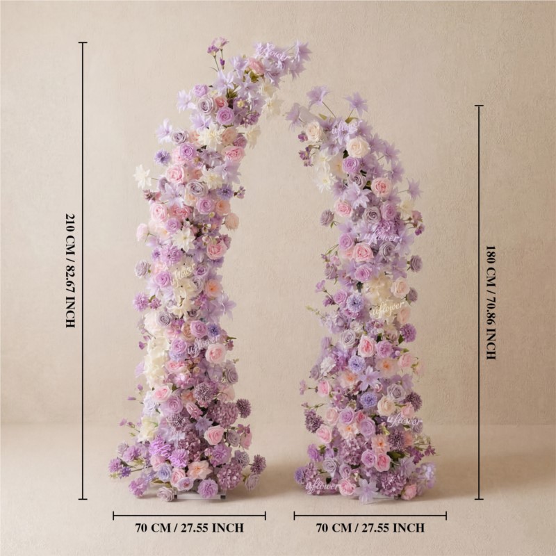 5D Uflower Purple Pink Lilies  - đánh giá và giá Table Runner