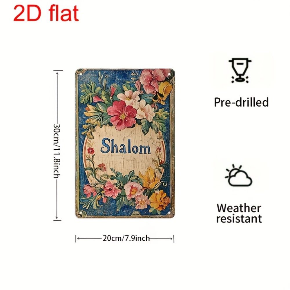 CIFBUY Vintage Floral Shalom A - đánh giá và giá Wall Art